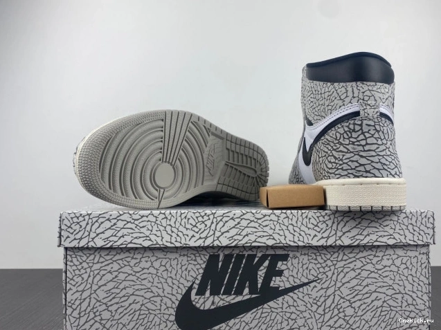 One Kick DZ5485-052 OG High 1 Jordan Cement Air White 0723